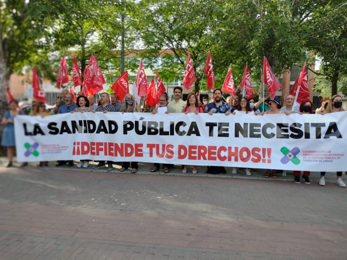 Incremento de la presión popular en Torrejón de Ardoz, en defensa de la sanidad pública