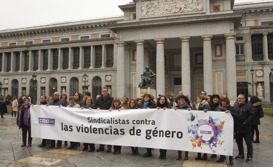 Concentración contra la violencia machista y vuelve a exigir la dimisión del alcalde de Alcorcón
