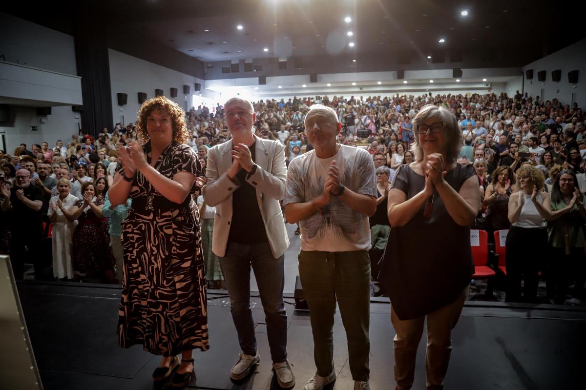 Julio 2025. Asamblea de CCOO y UGT por la campaña de reducción de tiempo de trabajo por ley