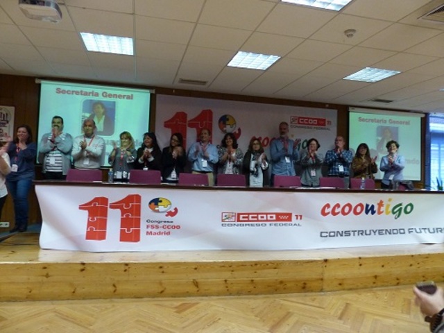 XI congreso de la Federación de Servicios Socio Sanitarios de CCOO Madrid