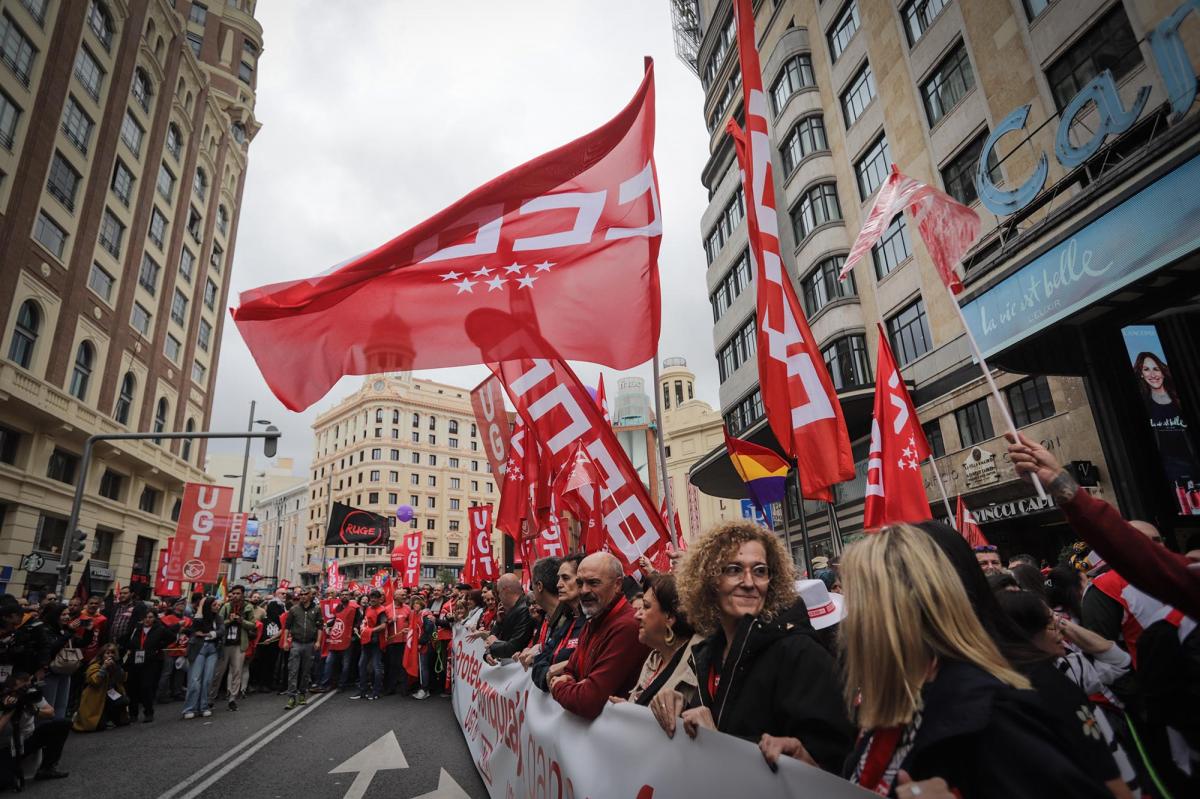 Mayo 2025. Manifestación del 1º de Mayo en Madrid