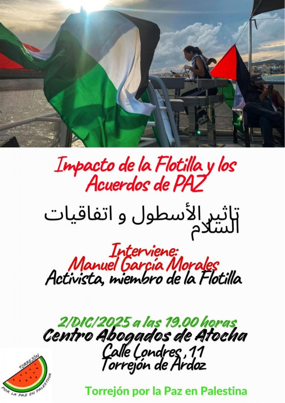 Acto: Impacto de la Flotilla y los Acuerdos de Paz en Palestina