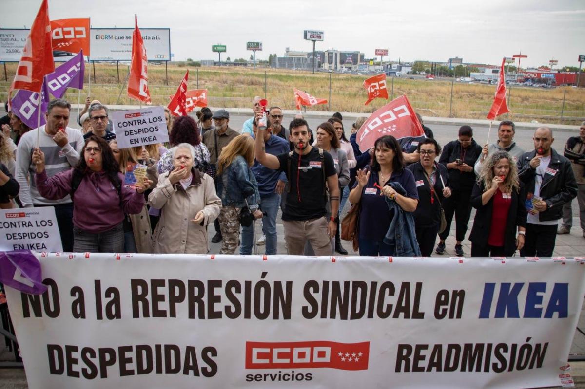 CCOO contra los despidos y la represin sindical en IKEA Alcorcn