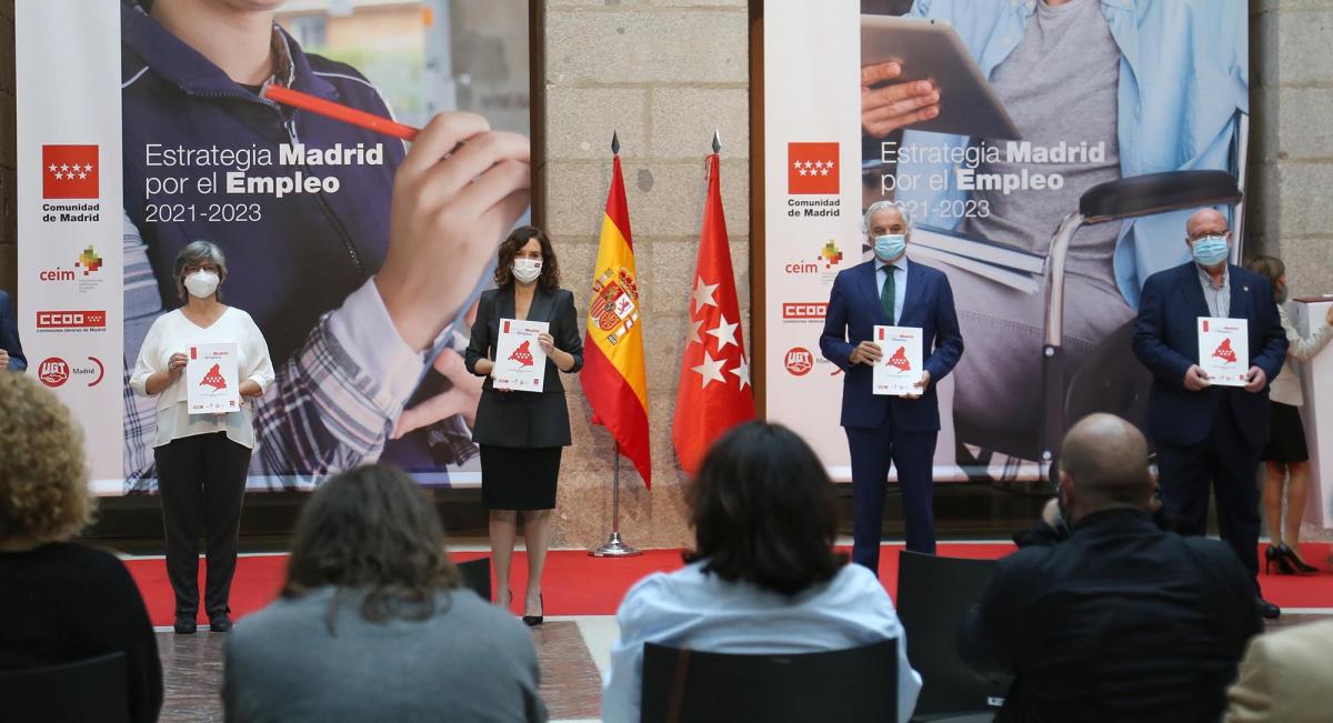 Firma de la Estrategia Madrid por el Empleo 2021-2023