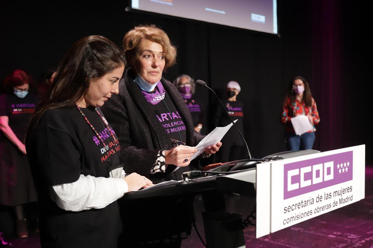 Asamblea 25N, CCOO de Madrid contra la violencia hacia las mujeres