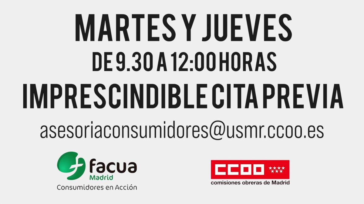 Facua- CCOO Madrid
