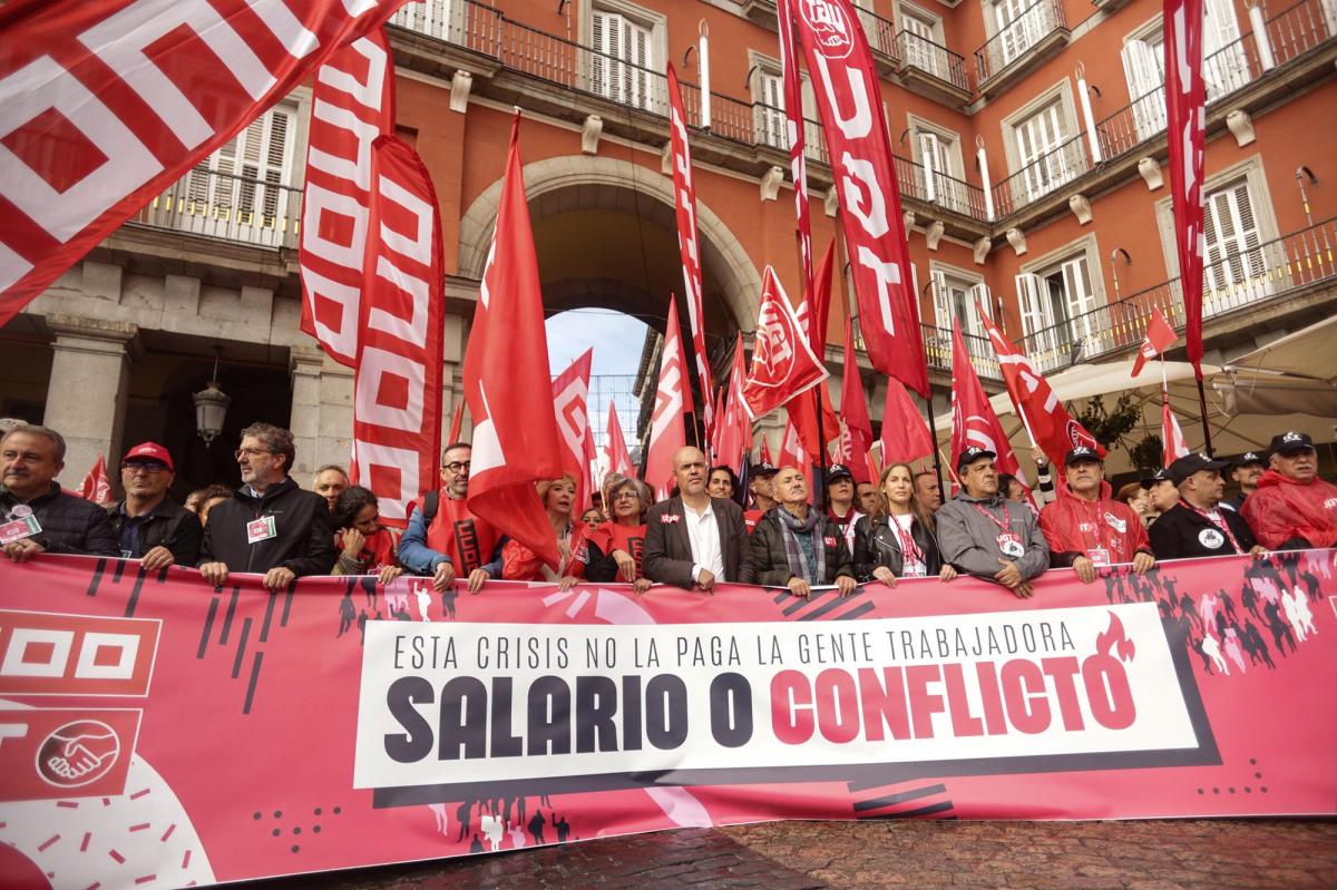 Manifestación #SalarioOConflicto, 3 de noviembre 2022 en Madrid