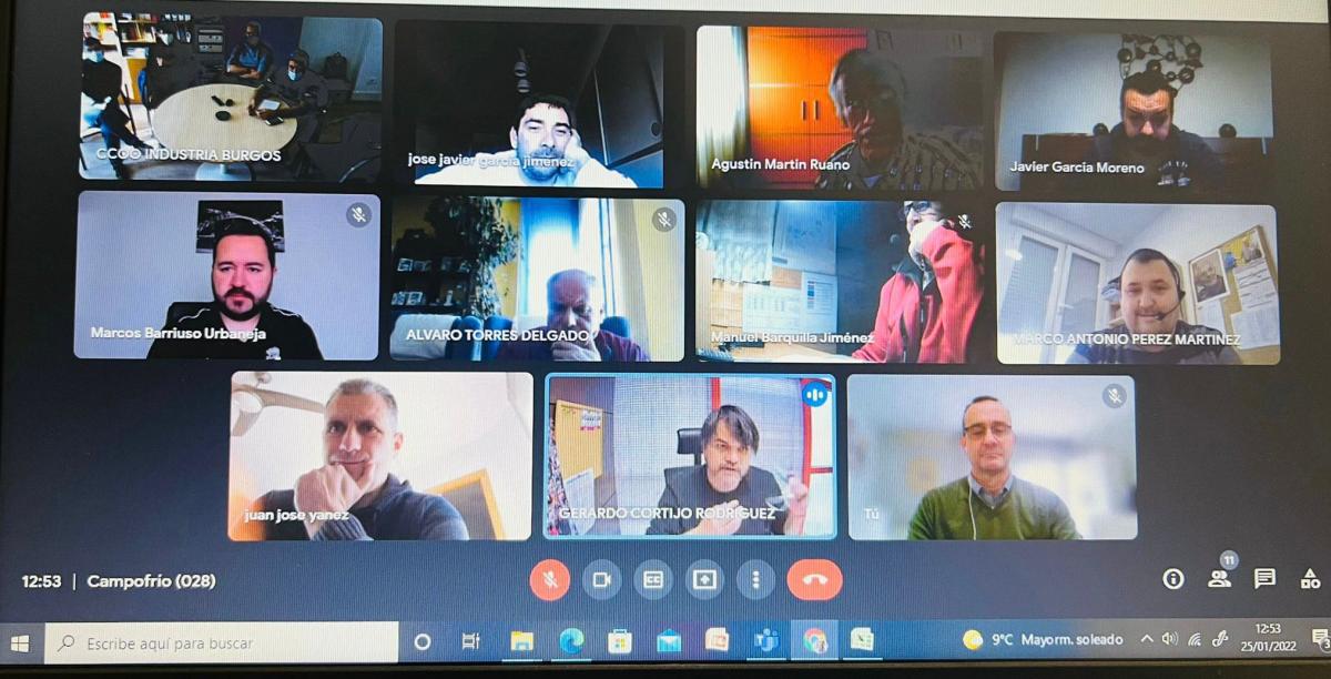 La sección sindical intercentros de Campofrío se reúne para marcar los nuevos objetivos de este año