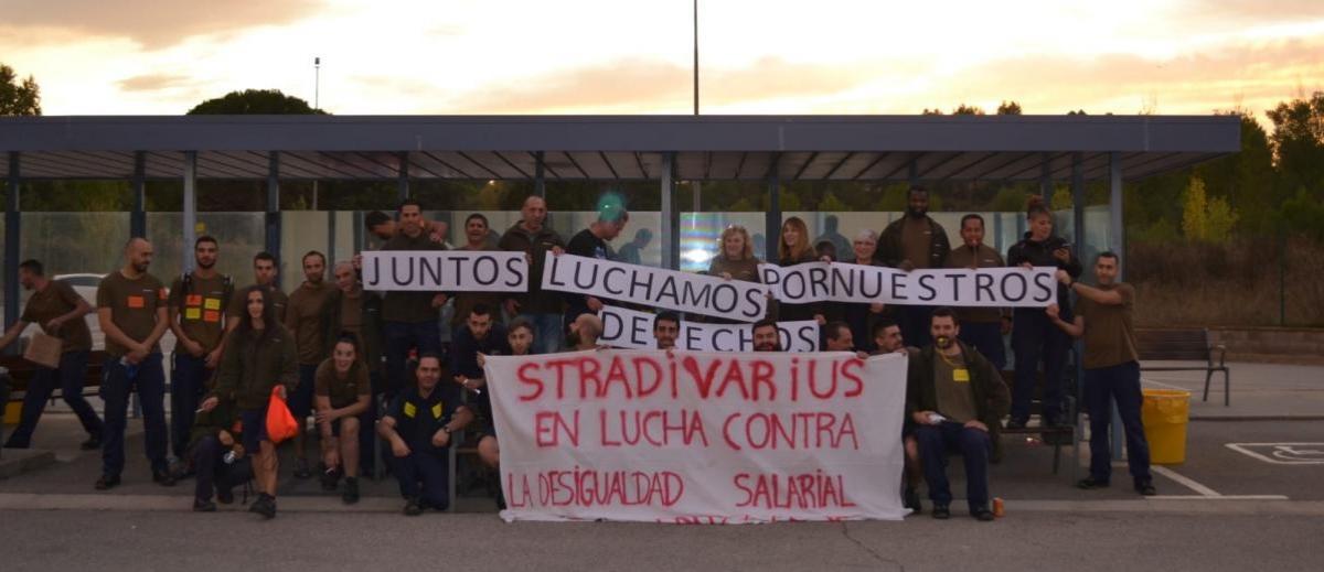 Movilización de la plantilla de la plataforma logística de Stradivarius