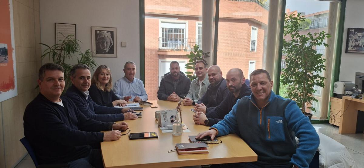 Reunión entre CCOO del Hábitat de Madrid y el Área de Saneamiento Urbano del Ayuntamiento de Madrid.