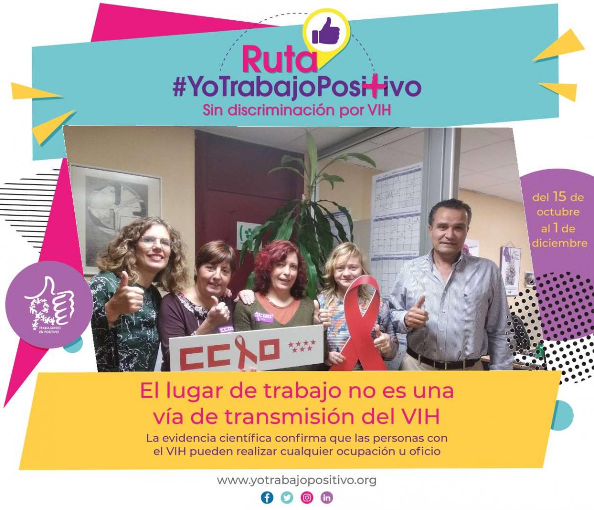 #YoTrabajoEnPositivo sin discriminación por VIH