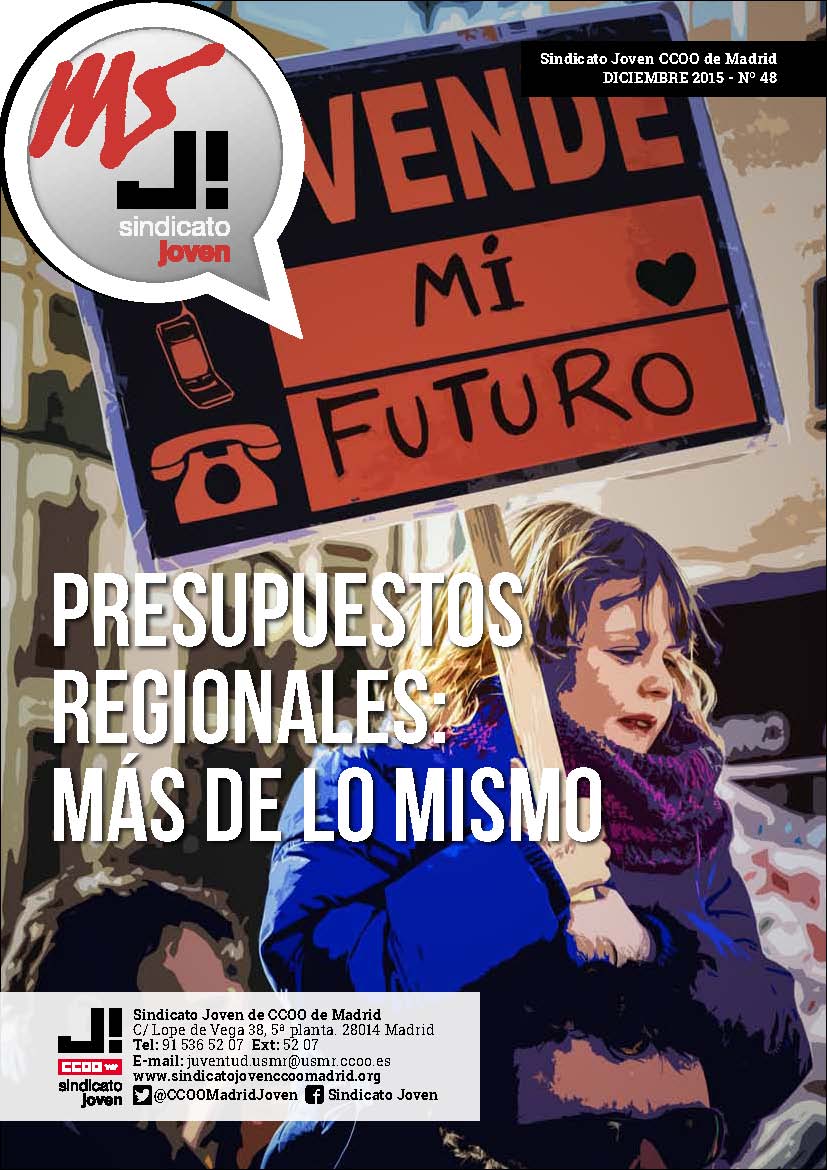Madrid Sindical Joven número 48, diciembre 2015