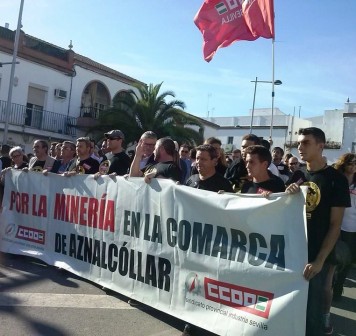 CCOO con la Minería de la Comarca de Aználcollar