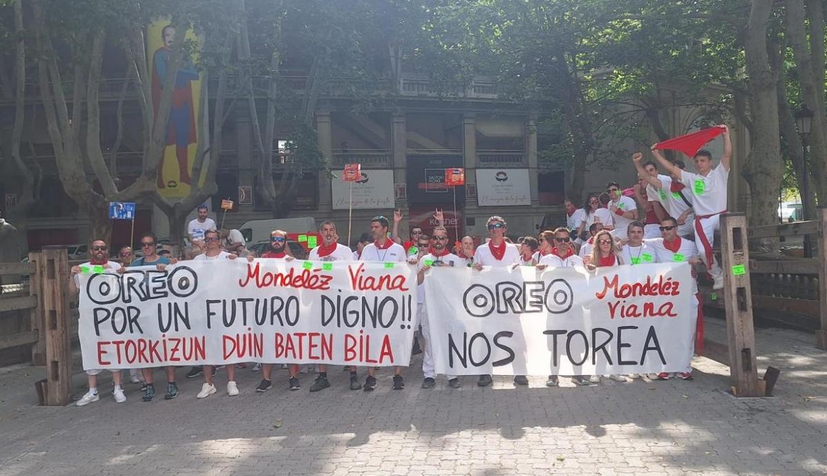 Reciente movilización de la plantilla de Viana