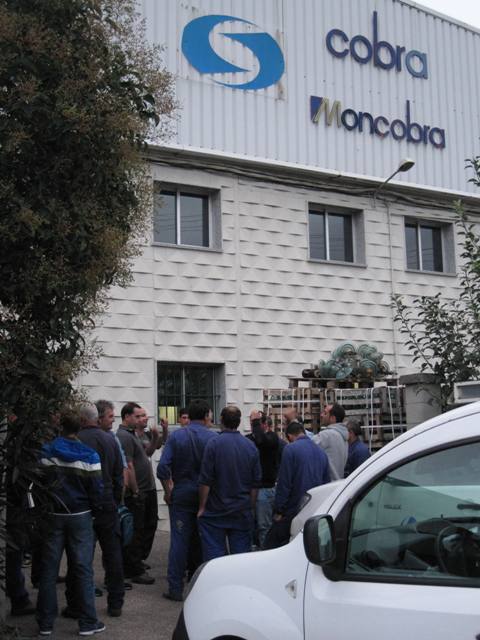 Asamblea de trabajadores de Cobra ( polígono Asipo ) 