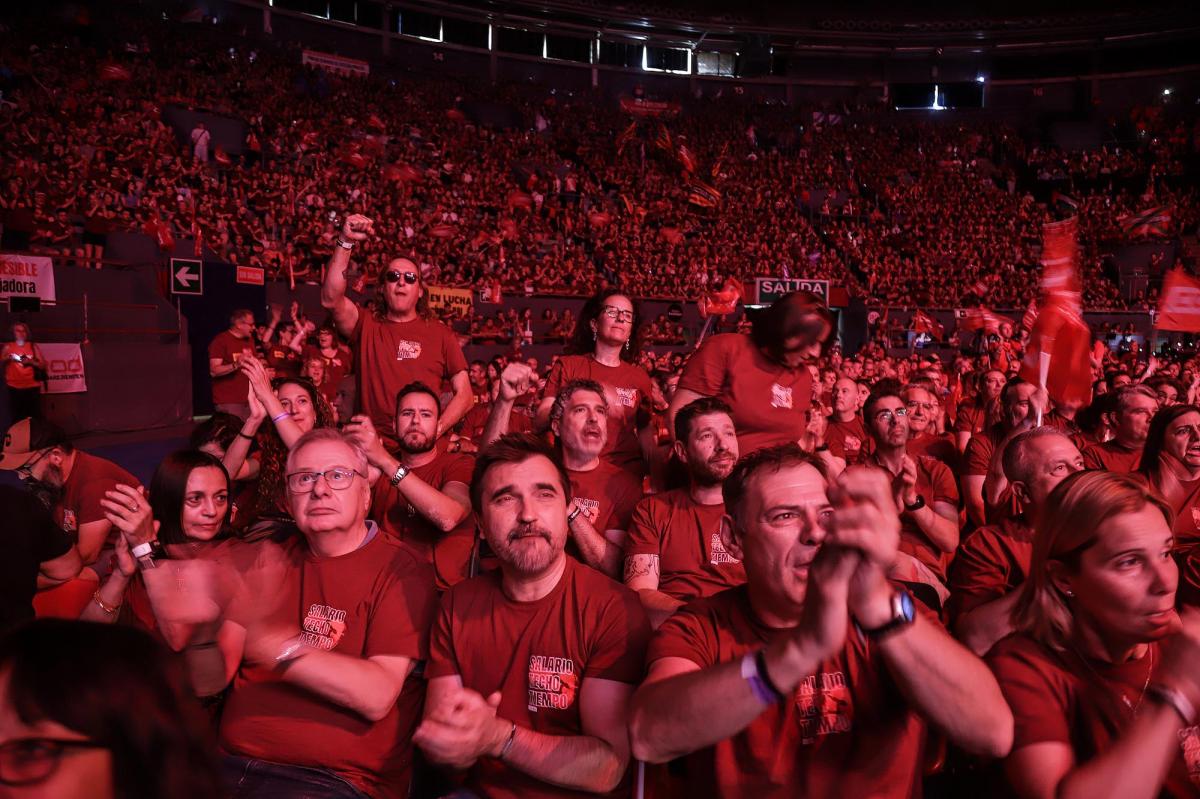 Acto sindical europeo en Vistalegre 18-6-2026