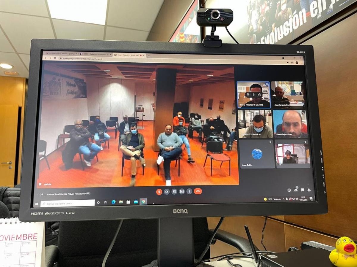 CCOO de Industria se reúne para analizar la situación actual del sector naval