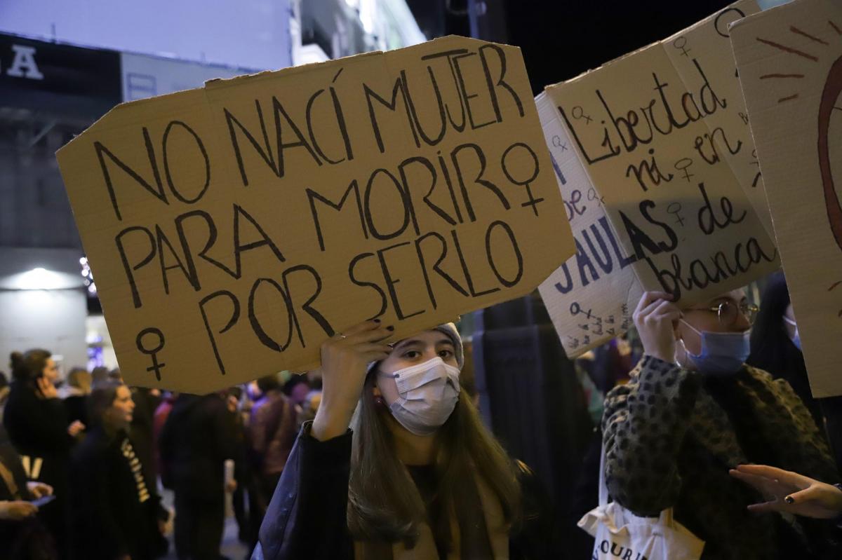 Manifestación en Madrid, 25N Dia por la eliminación de la violencia hacia las mujeres