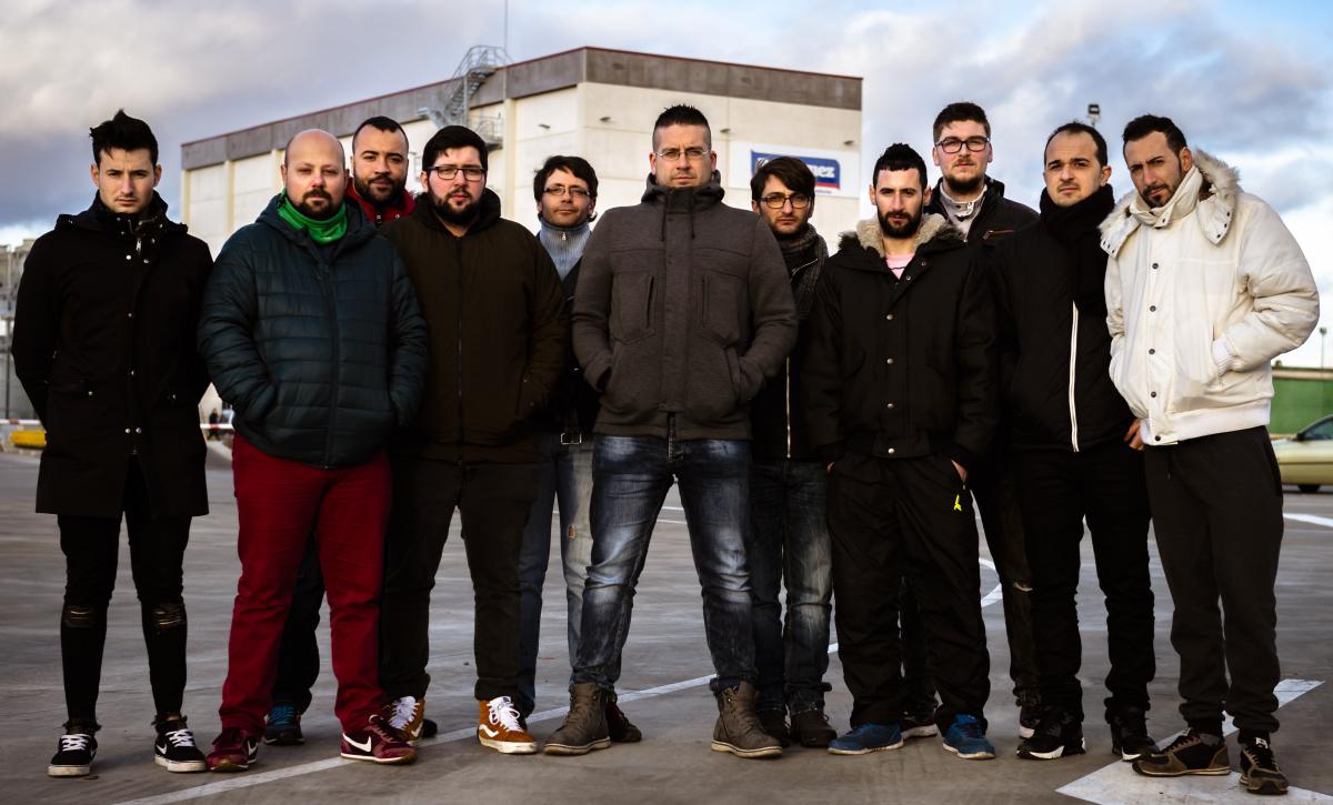 Estos once trabajadores fueron despedidos por hacer huelga en Embutidos Rodríguez