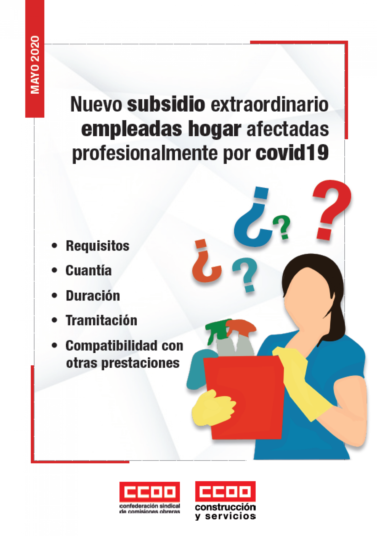 Nuevo subsidio extraordinario empleadas hogar afectadas profesionalmente por covid19 4-5-2020