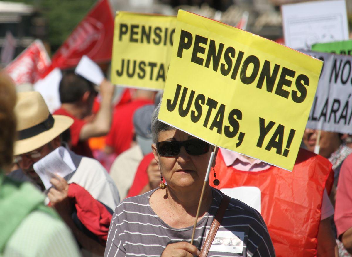 Protesta de pensionistas en 2013