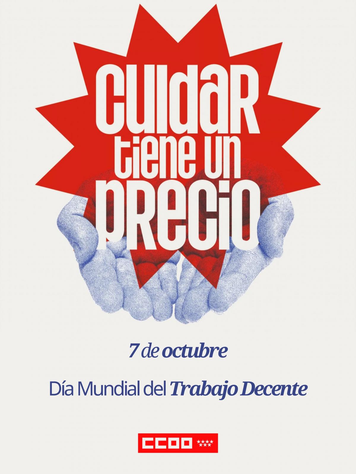 Día del Trabajo Decente: Más recursos, mejores servicios y empleos dignos para garantizar unos cuidados de calidad