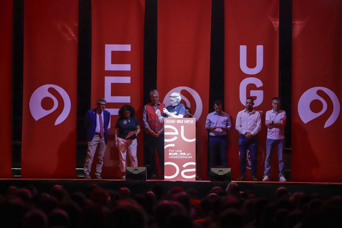 Acto sindical europeo en Vistalegre 18-6-2026