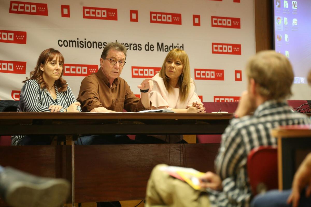 De izquierda a derecha, Sheila  Mateos, Jaime Cedr�n y Carmen Manche�o