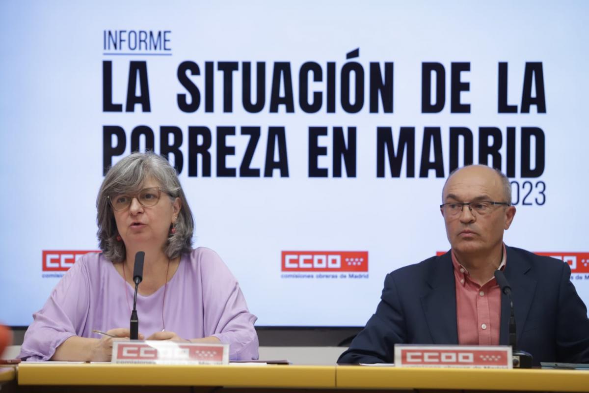 Presentación informe "Situación de la pobreza en Madrid 2023".
