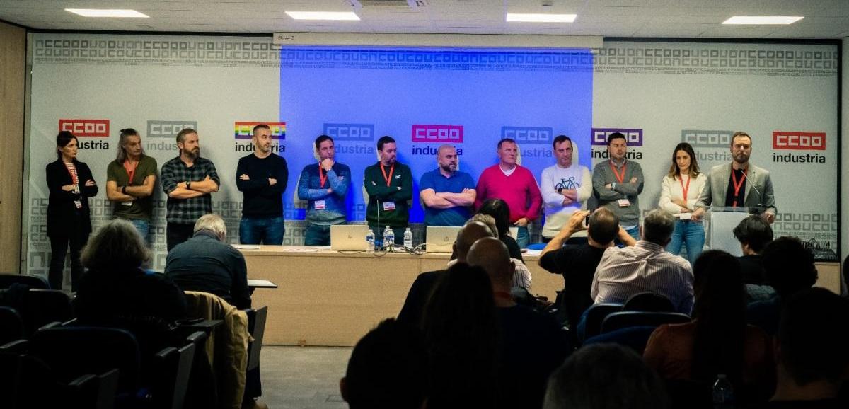 Ejecutiva de la sección sindical interempresas de CCOO en Airbus