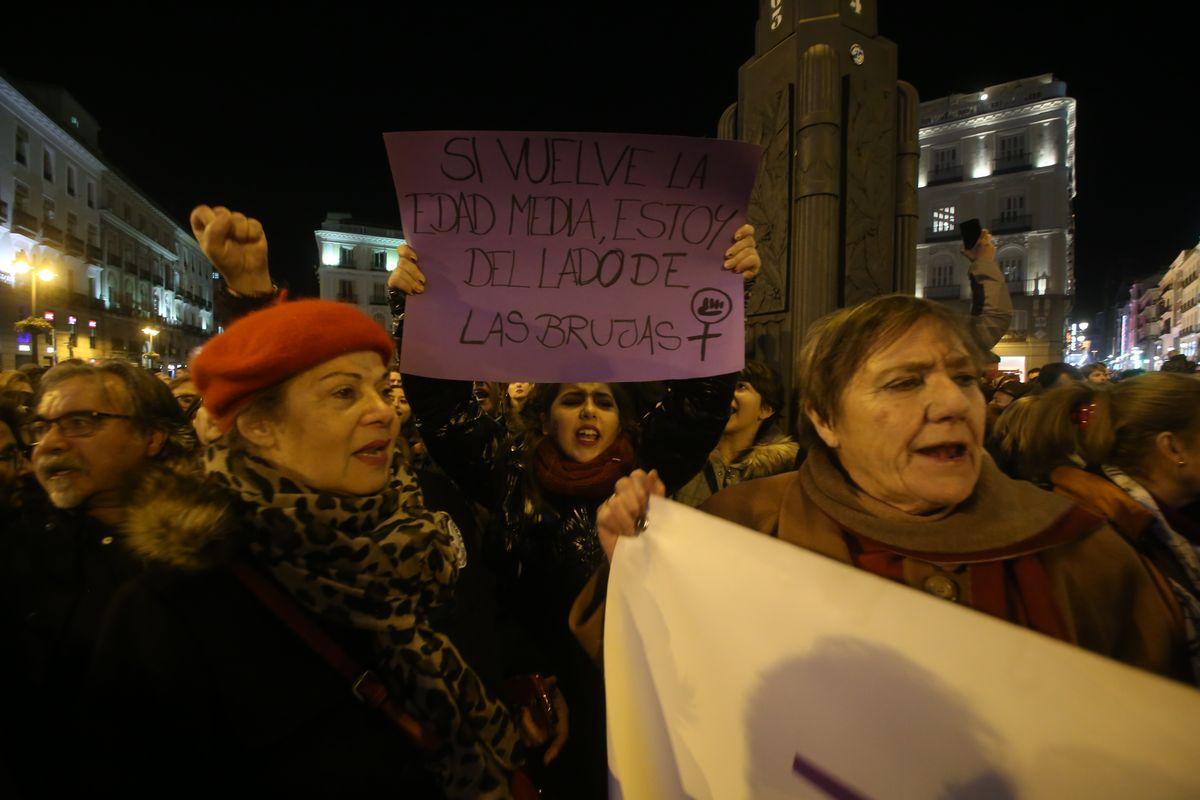 Concentraci�n feminista en Madrid: �Ni un paso atr�s en derechos!