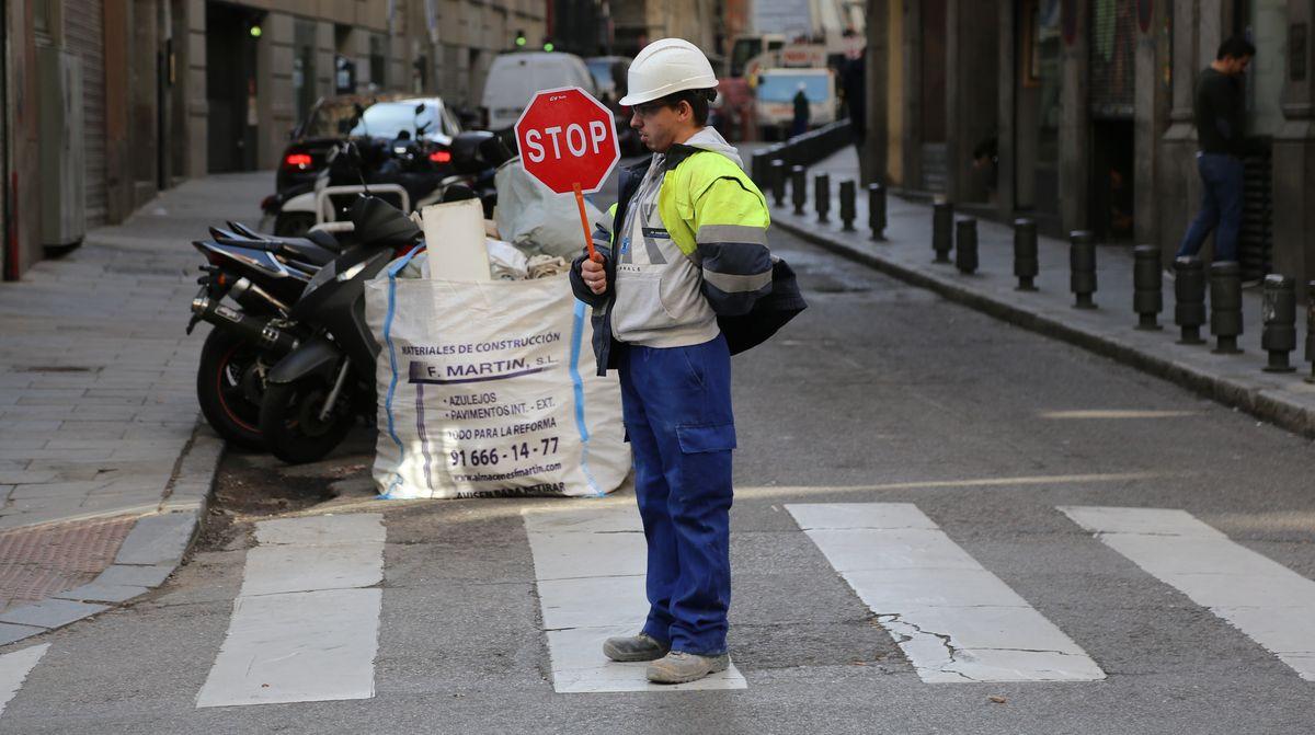 Obrero en Madrid