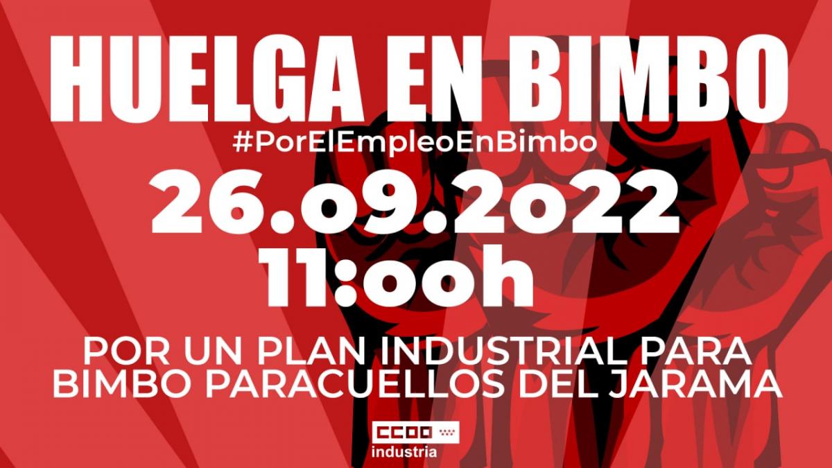 CCOO denuncia el cierre de la planta de Bimbo Donuts Iberia Paracuellos