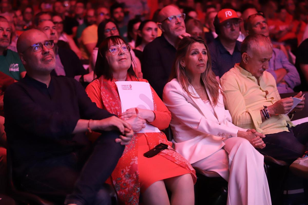 Acto sindical europeo en Vistalegre 18-6-2026