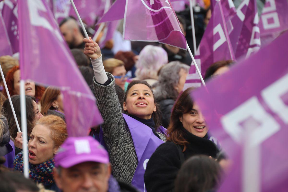 Huelga General 8M Día Internacional de la Mujer Trabajadora: Cibeles