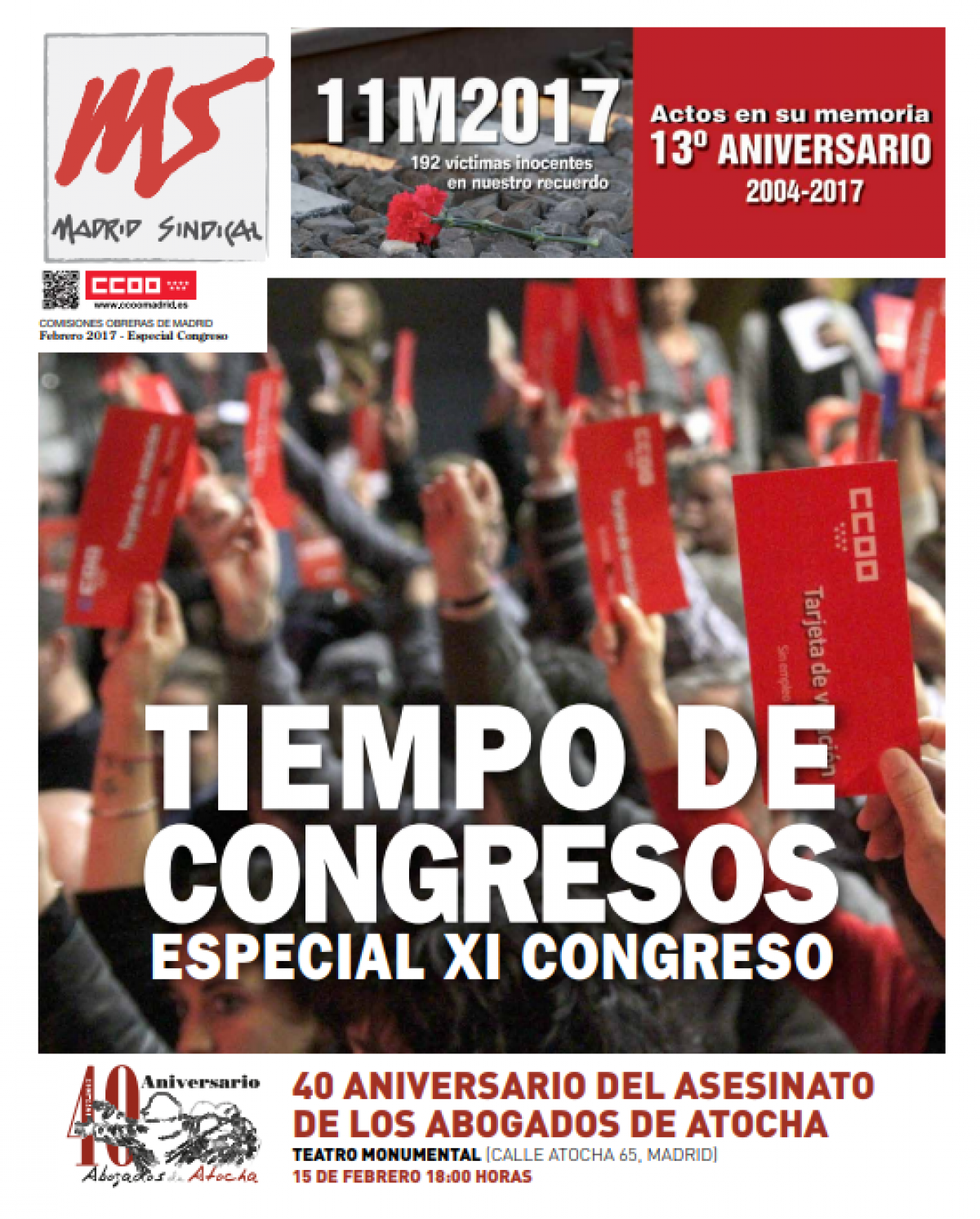 Madrid Sindical Especial 11Congreso, febrero 2017