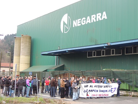 Junto con los despidos, la persecución sindical contra CCOO es el "día a día"