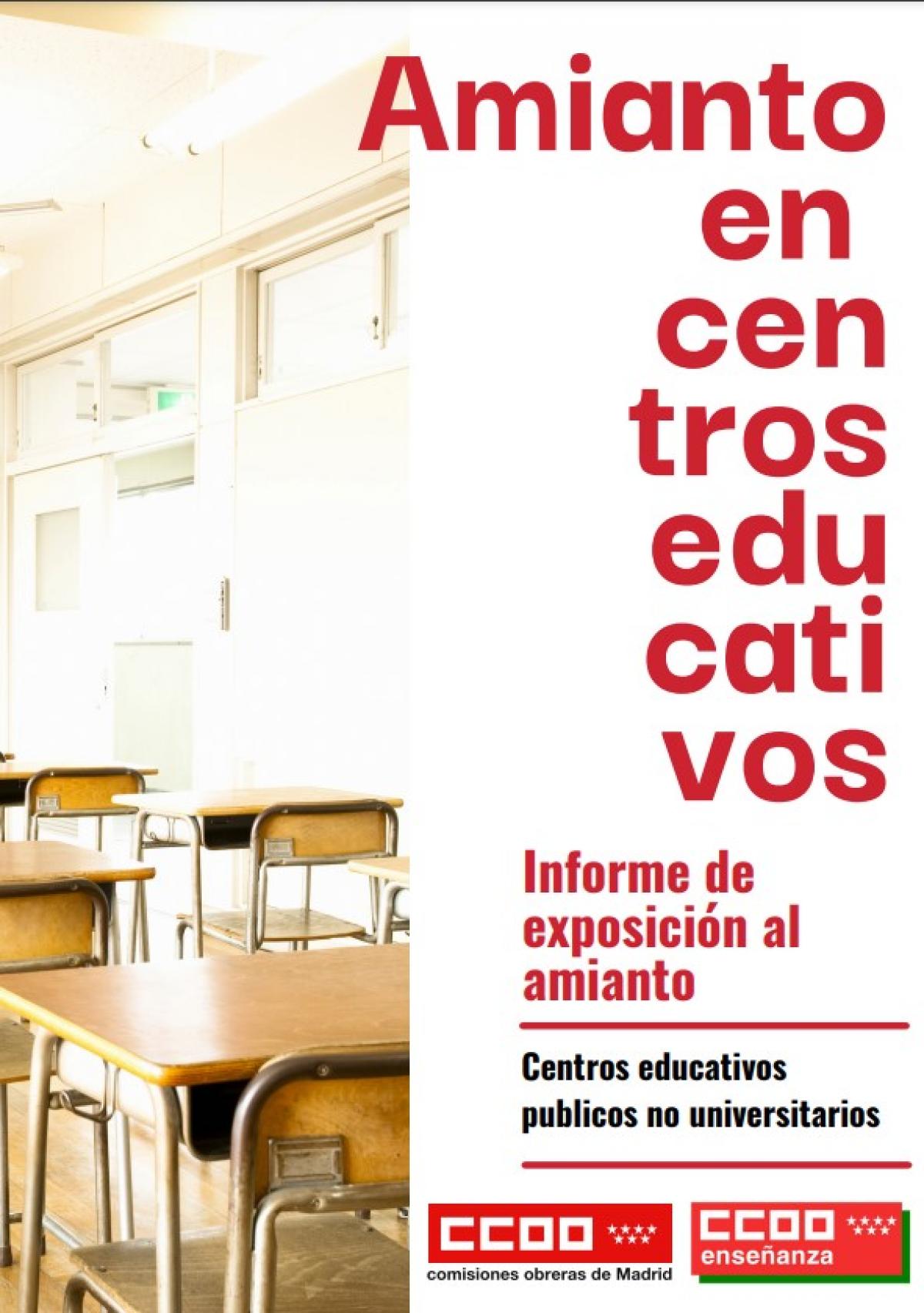 Amianto en los centros educativos de la Comunidad de Madrid (mayo 2022)