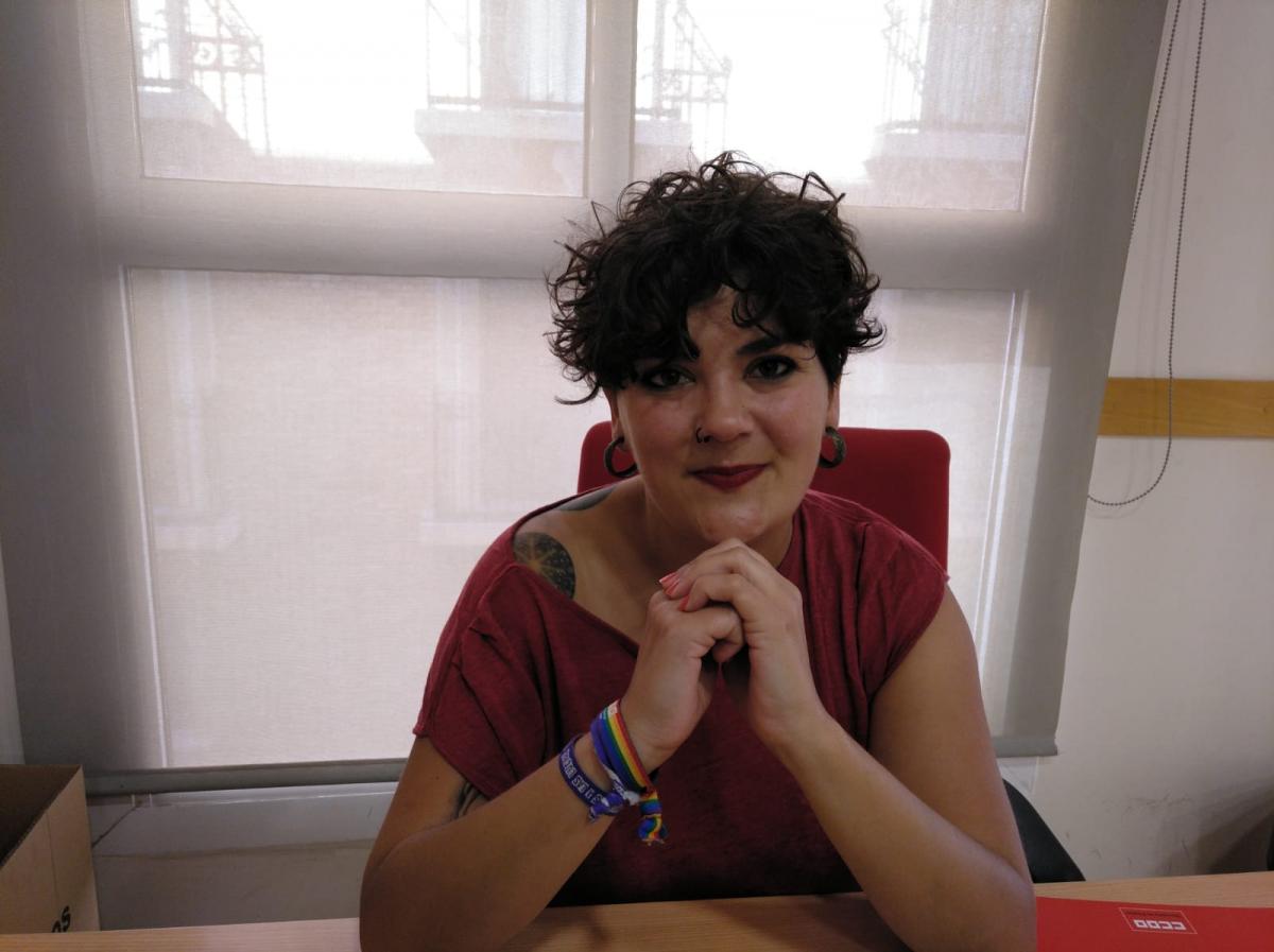 Alejandra García Nicolás, responsable de Igualdad de CCOO de Industria Murcia