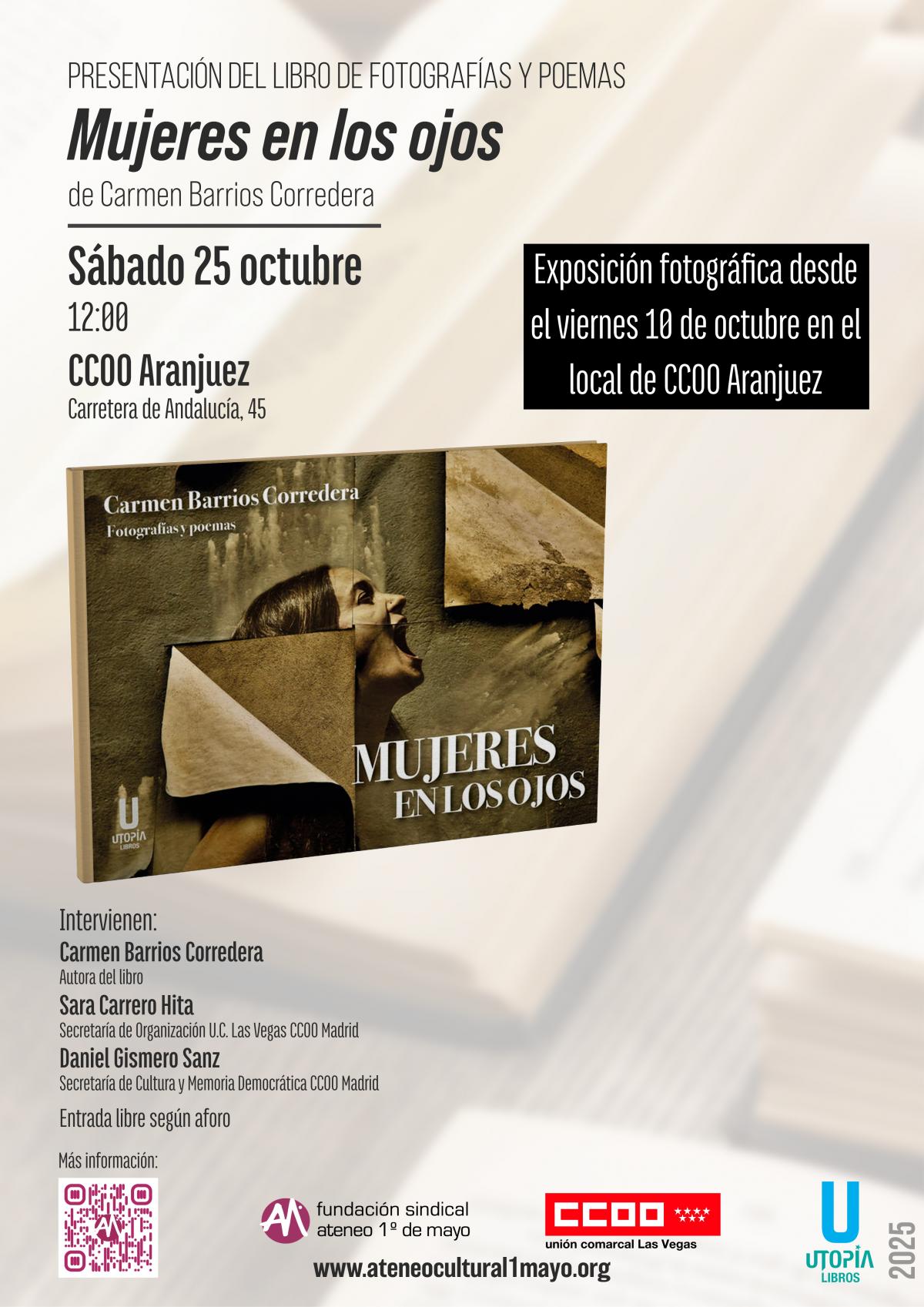 Presentación libro Mujeres en los ojos", de Carmen Barrios Corredera