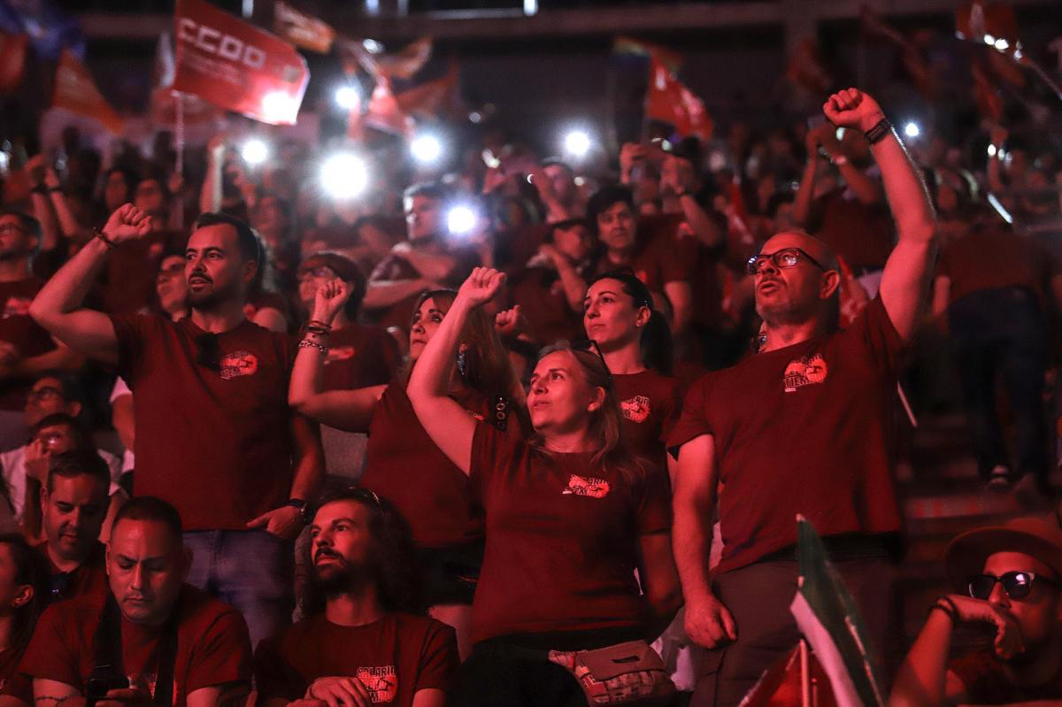 Acto sindical europeo en Vistalegre 18-6-2026
