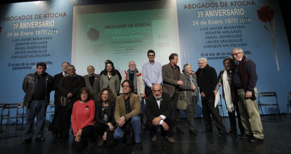Premios del 39º Aniversario de los Abogados de Atocha