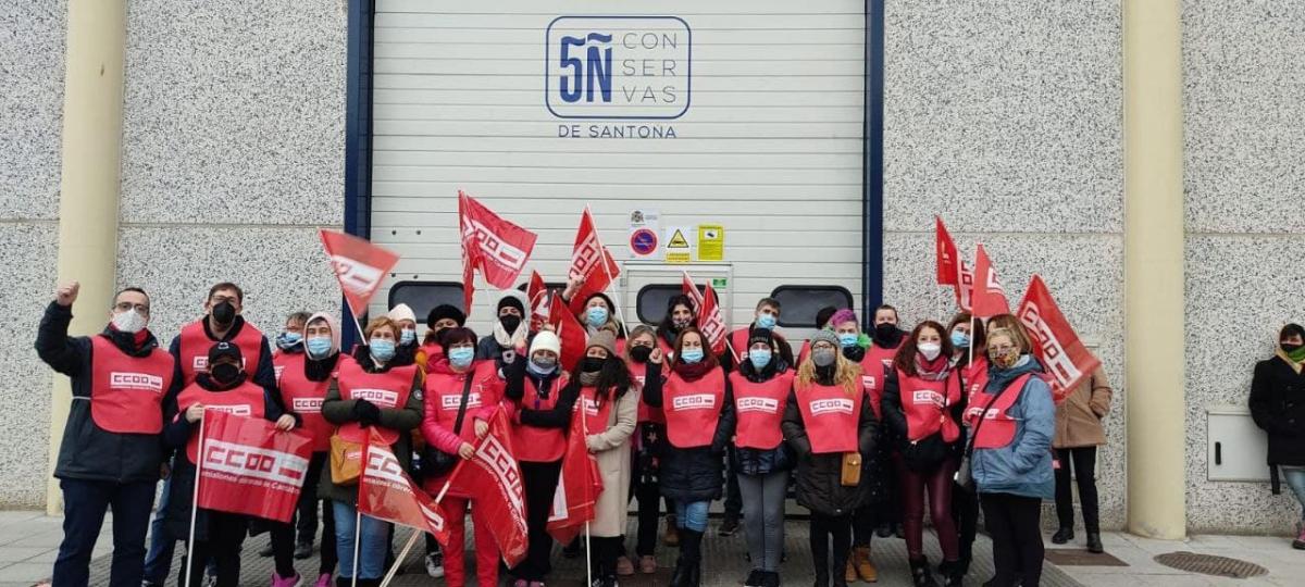 Continúan las movilizaciones en la #HuelgaParaPescarDerechos. El paro de 24 horas de hoy ha vuelto a ser secundado por la práctica totalidad de las plantillas.