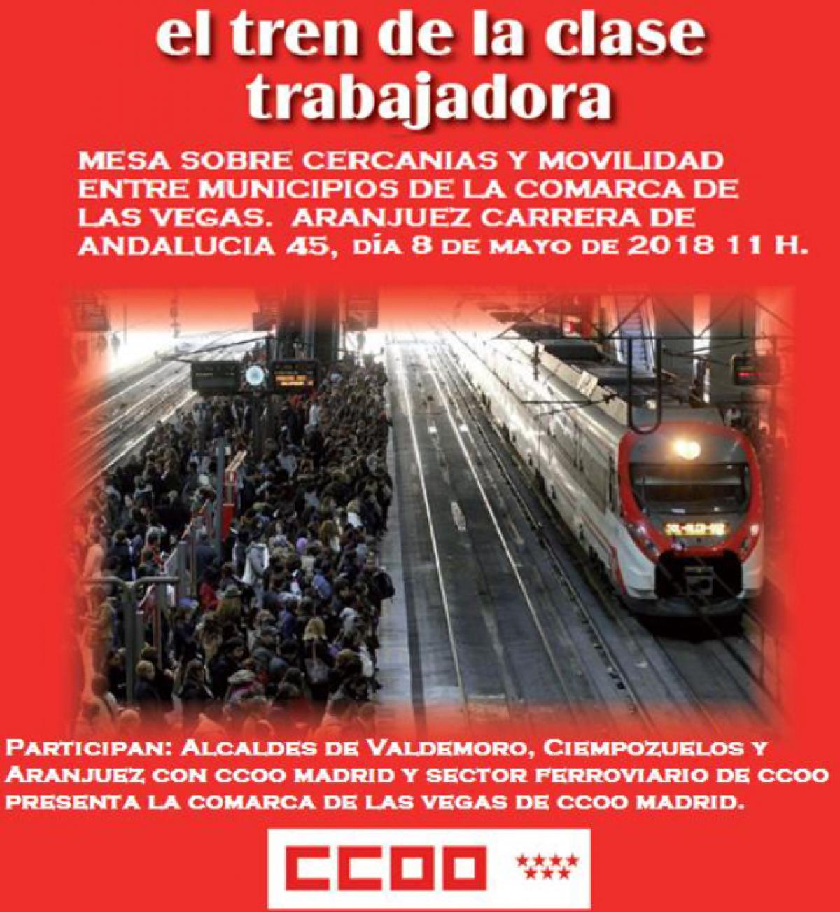 Jornadas "El tren de la clase trabajadora" en Aranjuez