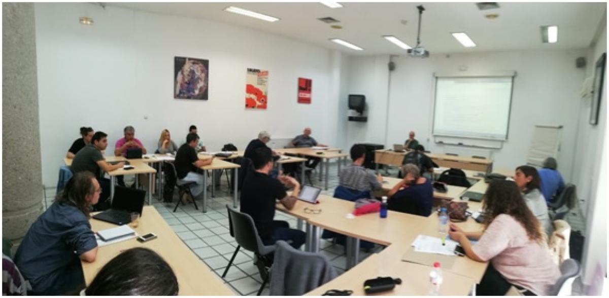 Un momento de las jornadas del 9 de octubre