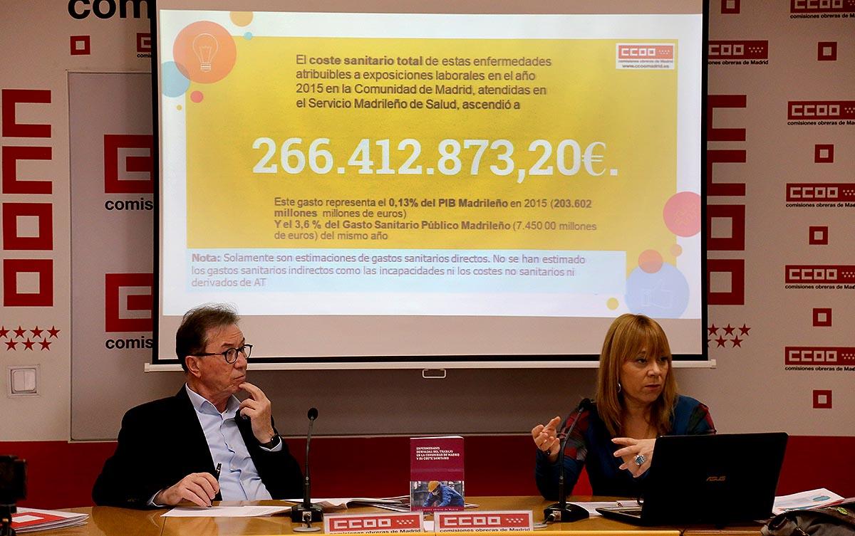 Presentaci�n informe sobre coste de las enfermedades profesionales en la Comunidad de Madrid