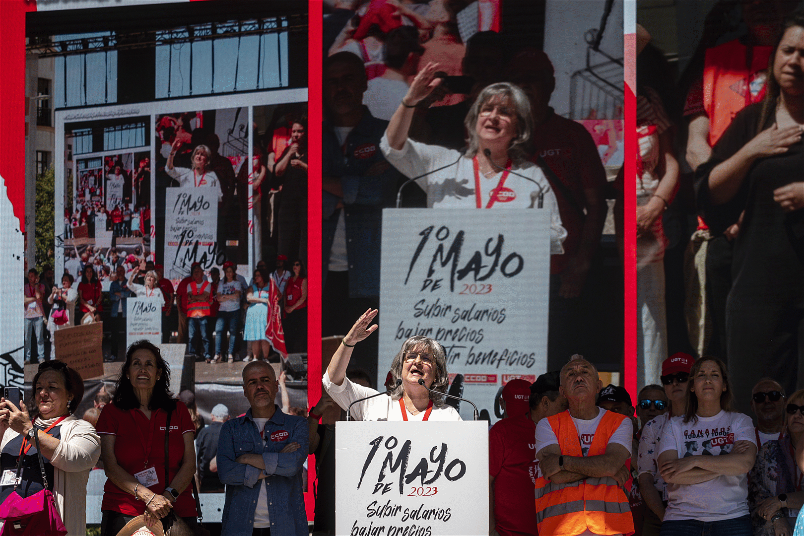 El 1º de Mayo muestra la fuerza de la clase trabajadora madrileña