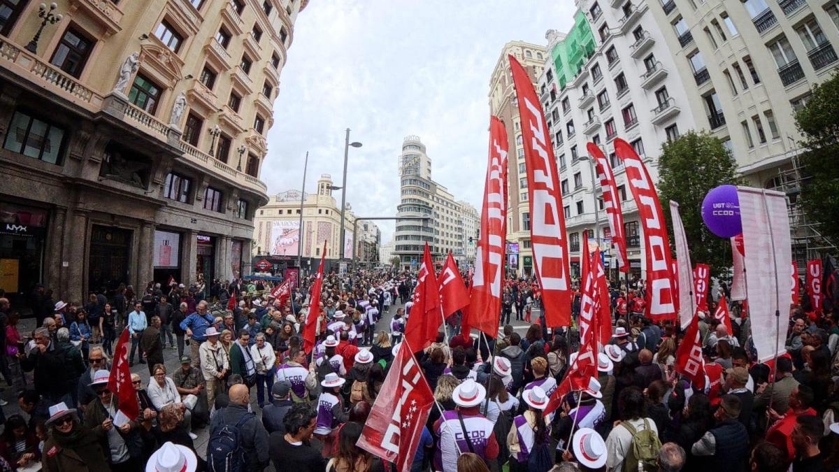1º de Mayo en Madrid, 2025