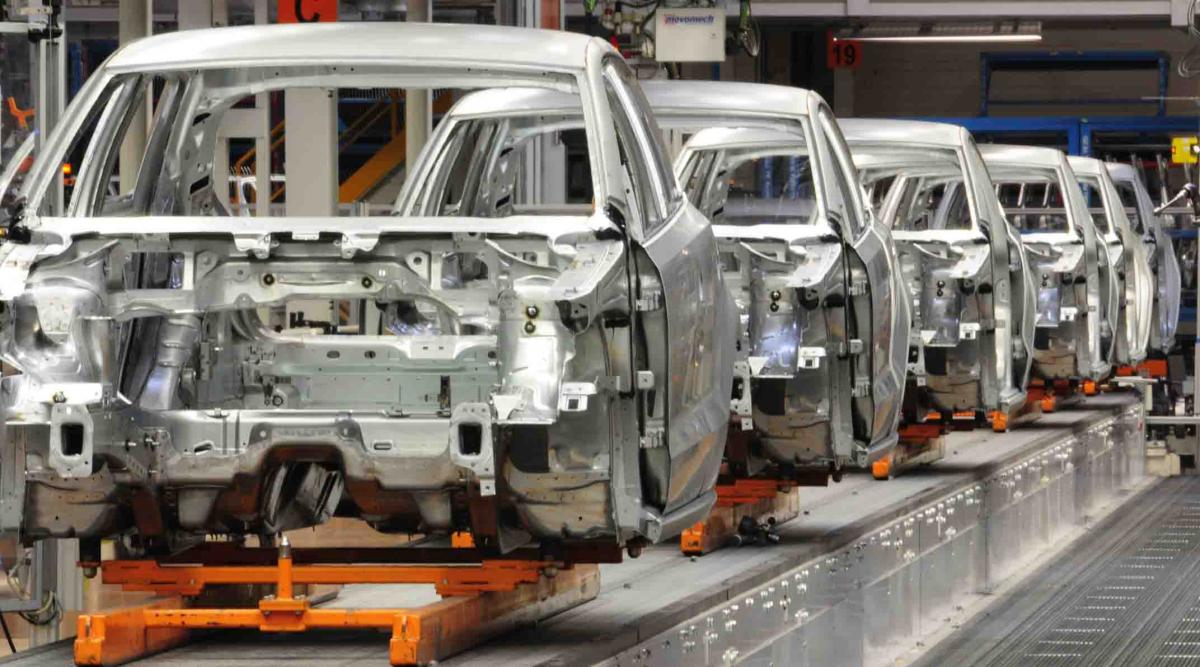 Cadena de montaje de Volkswagen Navarra