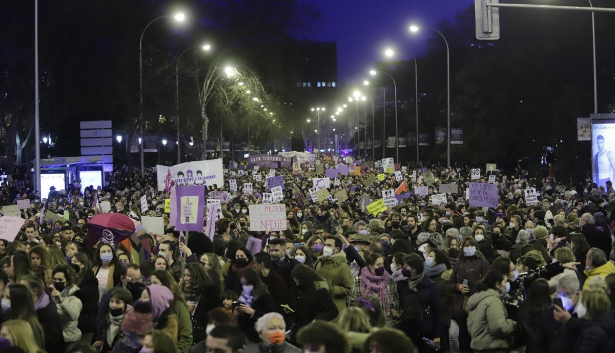 Manifestacin 8M 2022 en Madrid